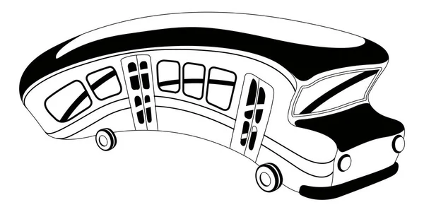 Isolierter Cartoon-Bus — Stockvektor