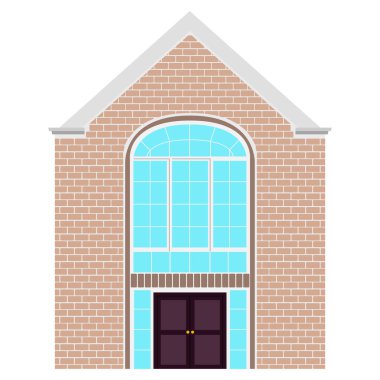 Modern ev önden görünümü