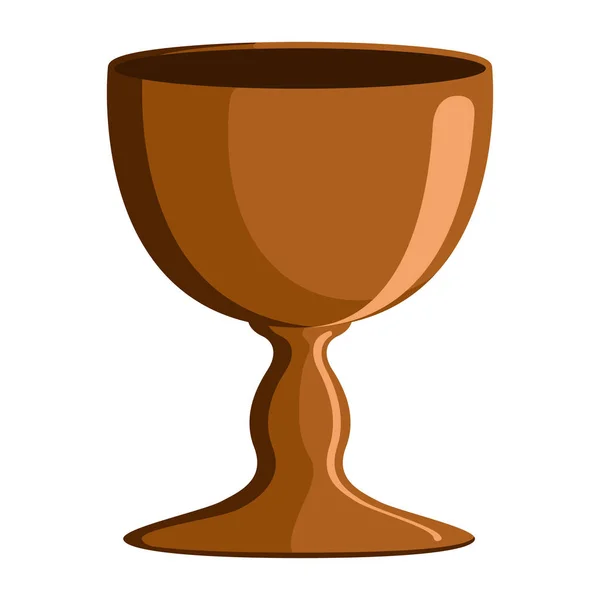 Isolated communion chalice — Stock Vector