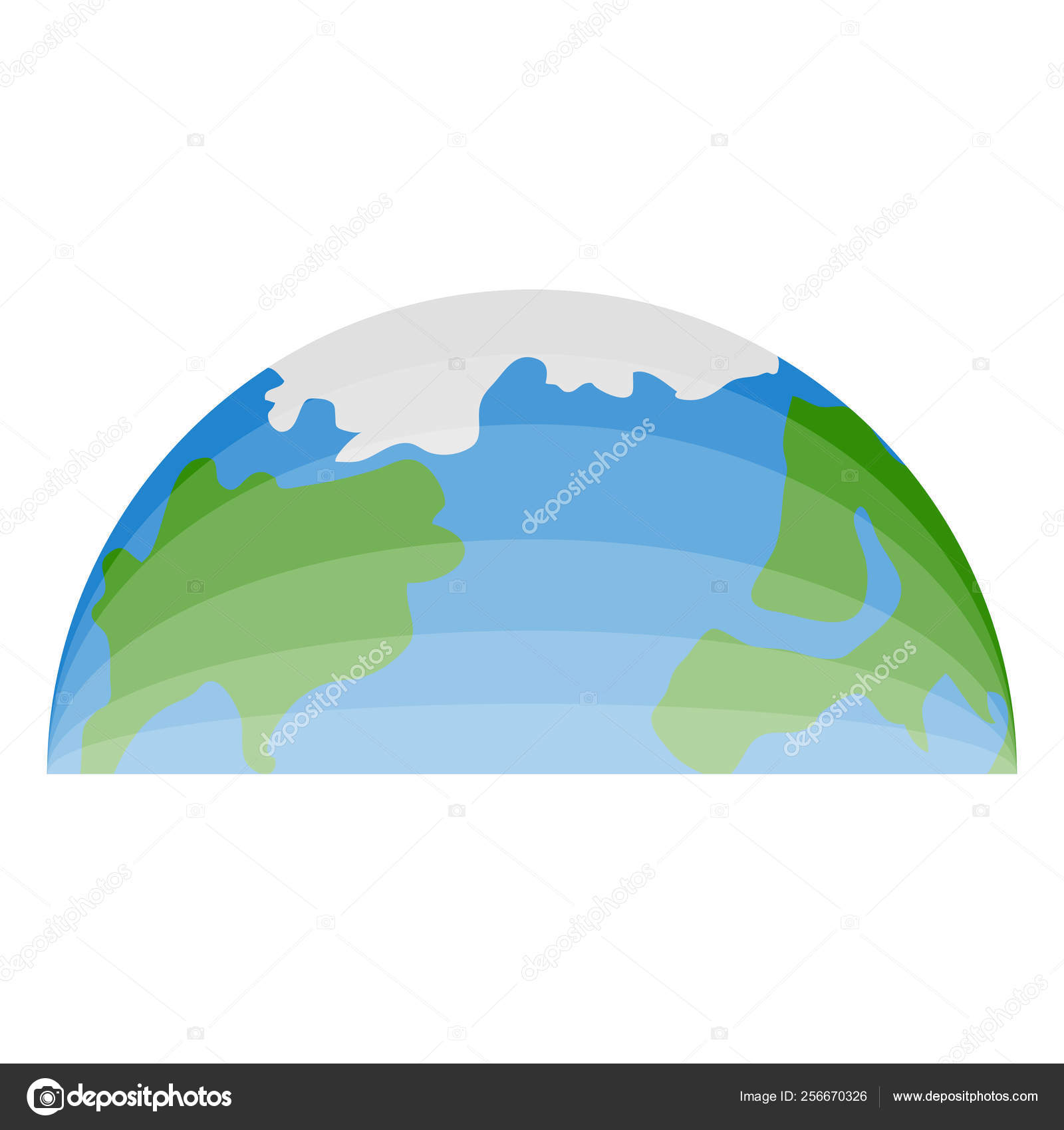 Sketch of a Half Earth with a Rainbow and Sun Stock Vector - Illustration  of graphic, greeting: 136747474