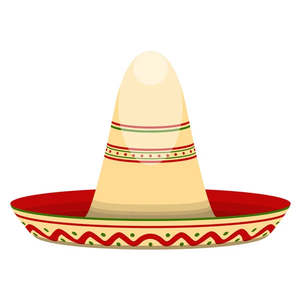 メキシコの伝統的な帽子 — ストックベクタ