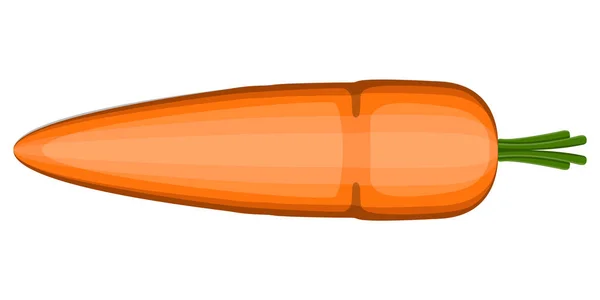 Icono de zanahoria aislada — Vector de stock