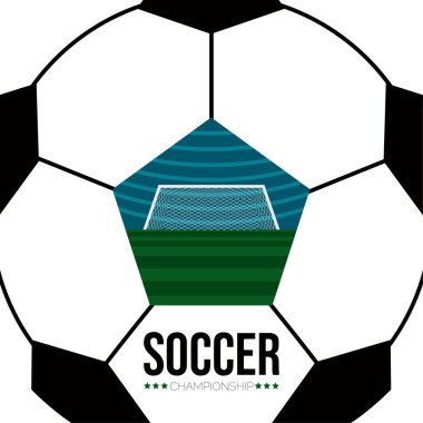 İzole futbol poster