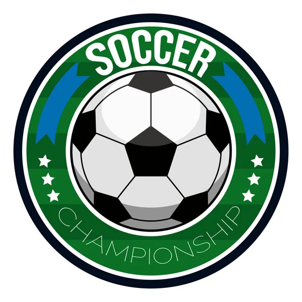 İzole futbol etiketi