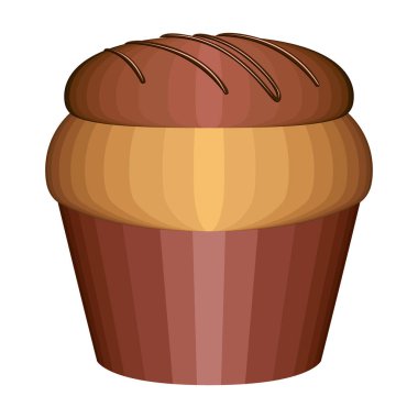 Bir çerez ile Muffin