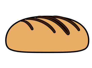 İzole tatlı kurabiye