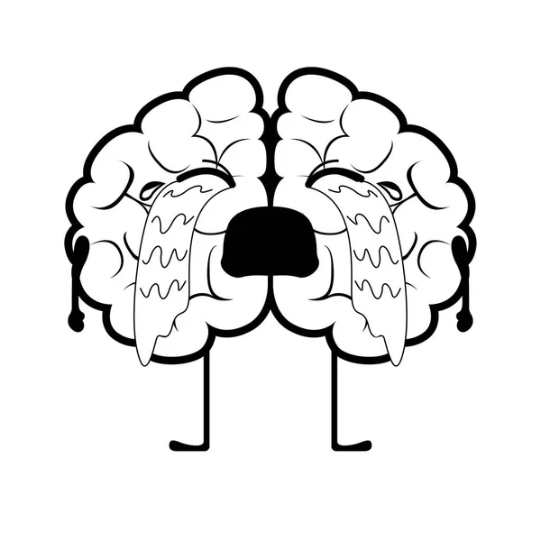 Odizolowana kreskówka z płaczem — Wektor stockowy