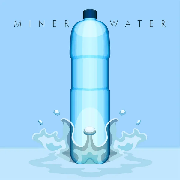 Mineraalwater poster — Stockvector