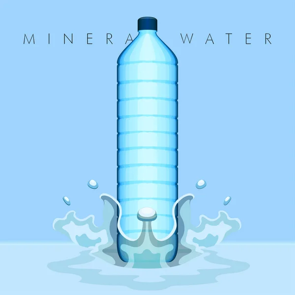 Mineraalwater poster — Stockvector