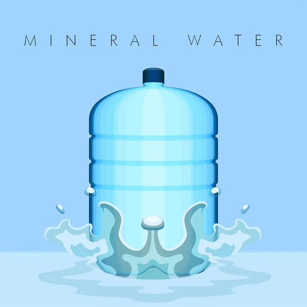 Mineral water poster — Stock Vector