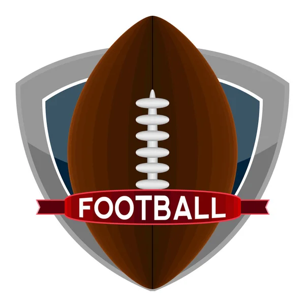 Емблема ізольованих футбол — стоковий вектор