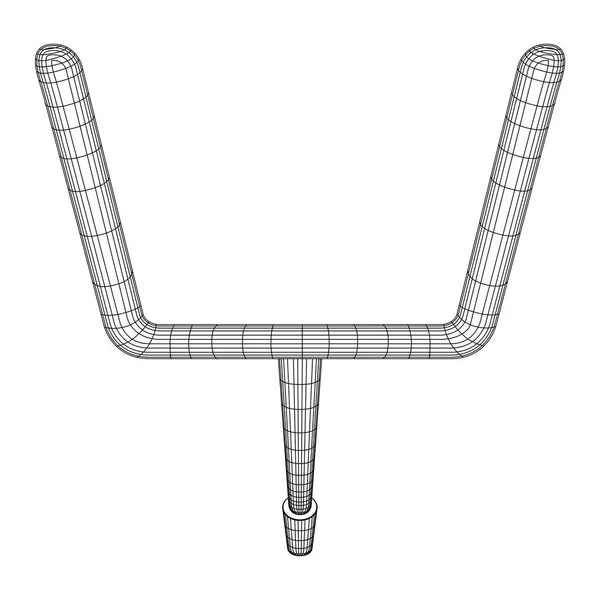 アメリカンフットボールのゴールポスト — ストックベクタ