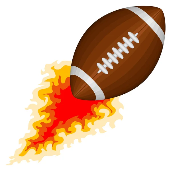 Ballon de football américain — Image vectorielle