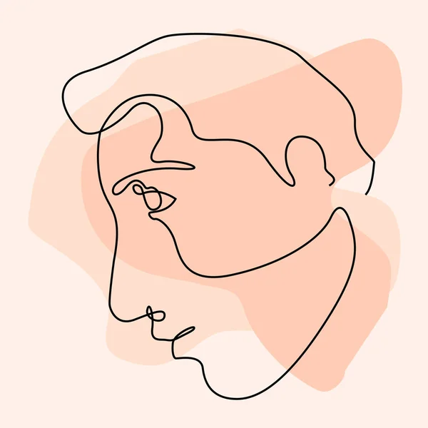 Izolované jednoduchosti tváře na barevném pozadí — Stockový vektor
