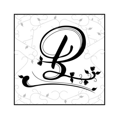 İzole çiçekler itipografi ile Arapça mehndi