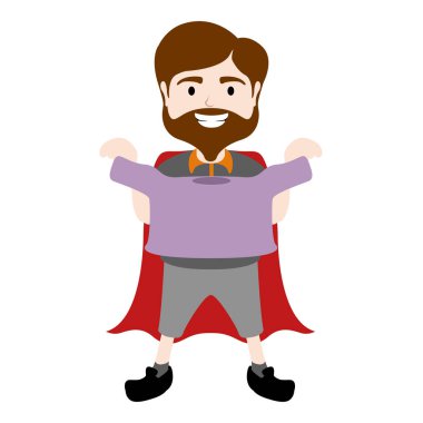 Süper bir babanın izole karakteri