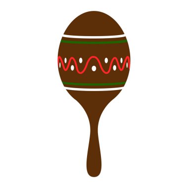 Beyaz arka planda izole maraca