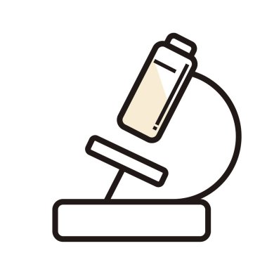 İzole mikroskop görüntüsü. Laboratuvar ekipmanları