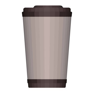 Kahve için izole plastik fincan