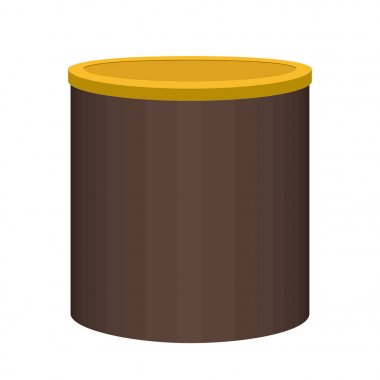 İzole kahve öğütülmüş konteyner görüntü