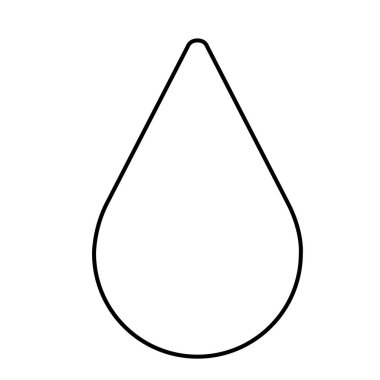 Whitte arka plan üzerinde izole sarkma simgesi