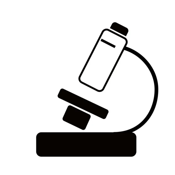 Isolated microscope icon. Laboratory equipment — Stock Vector