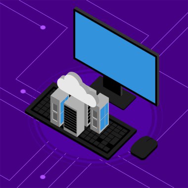 3b bulut bilgisayar sunucularına bağlı bilgisayar