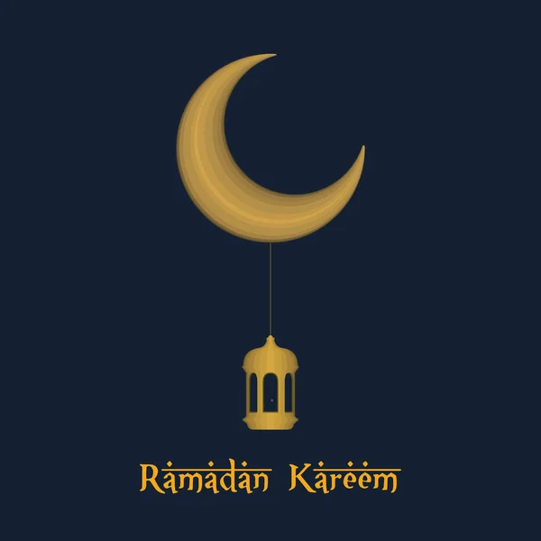 Cartel de Ramadam Kareem — Vector de stock