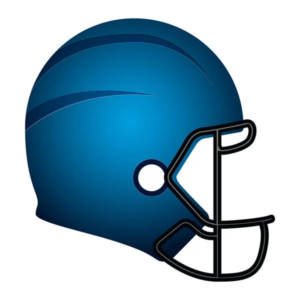 Isolated football helm — Stock Vector