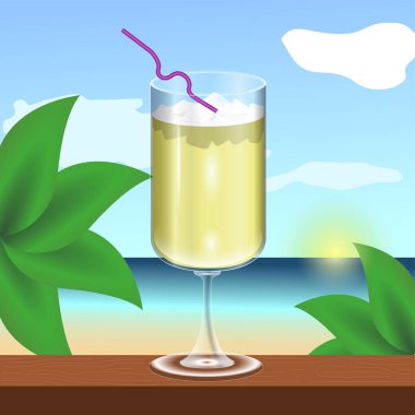 tropikal kokteyl içki