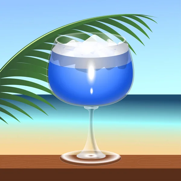 Tropische cocktail drinken — Stockvector