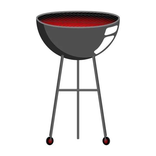 Isolated barbecue grill — Stock Vector