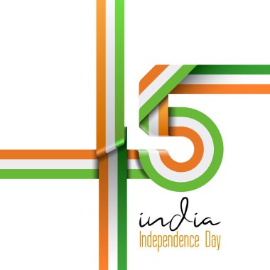 Hindistan bağımsızlık günü grafik tasarım