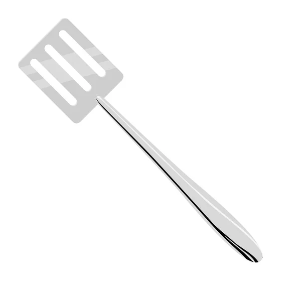 Isolerad grill spatel ikon — Stock vektor