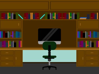 Renkli iş çalışma alanı