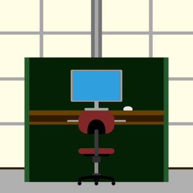 Renkli iş çalışma alanı