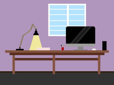 Renkli iş çalışma alanı