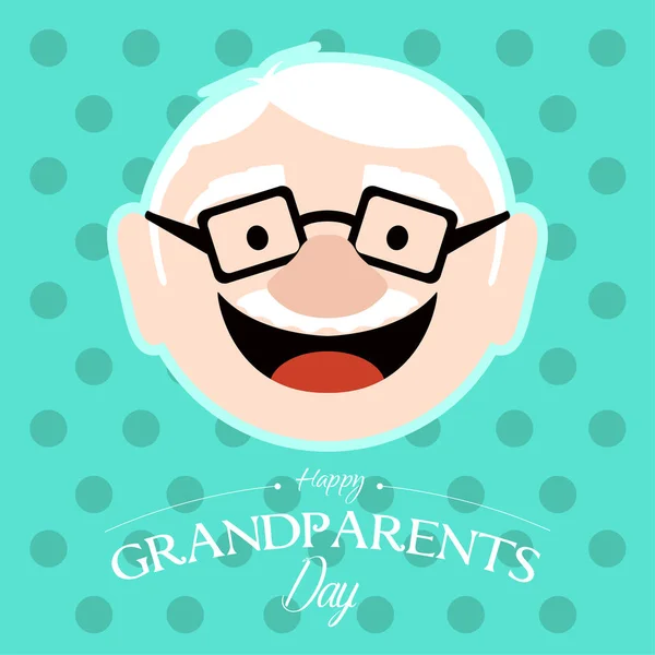 Happy grandparents day — Stock Vector