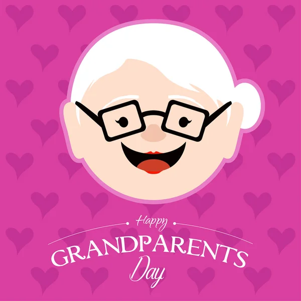 Happy grandparents day — Stock Vector