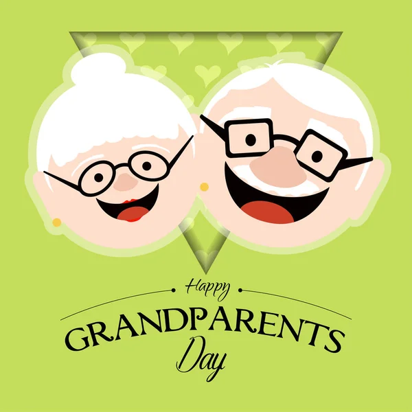 Happy grandparents day — Stock Vector