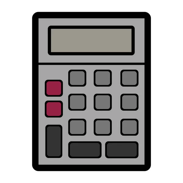 Isolated colored calculator icon — Stock Vector