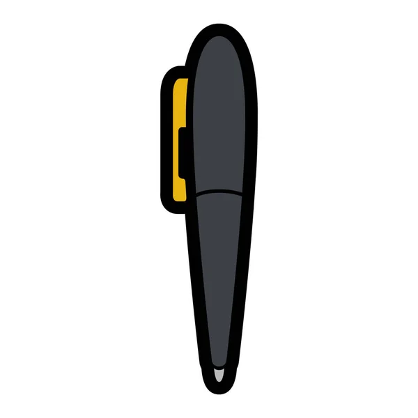 Icono de pluma de negocio aislado — Vector de stock