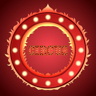 Sirk ışık afişi