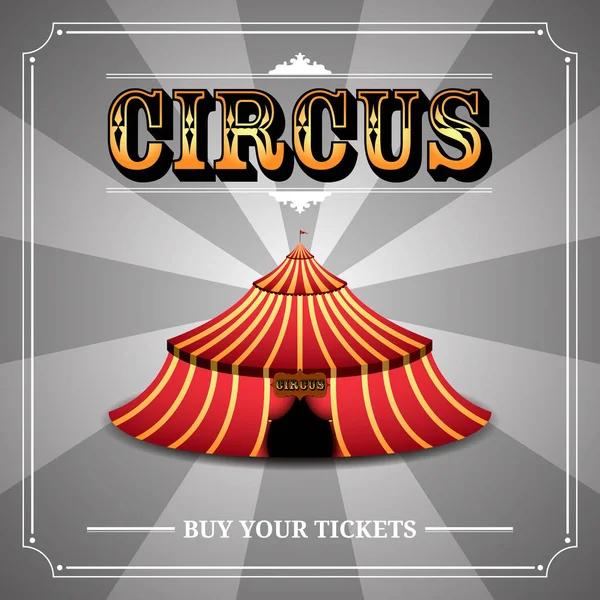 Immagine poster del circo — Vettoriale Stock