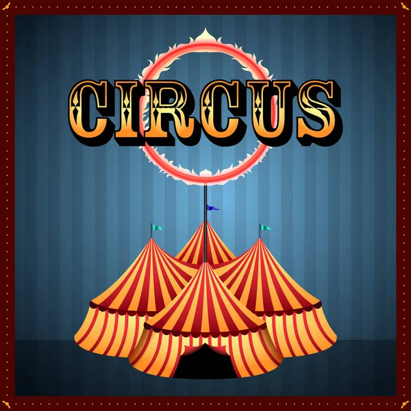 Circus poster image — Stock Vector