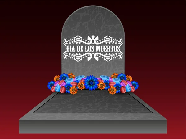Dia de los muertos ілюстрація — стоковий вектор