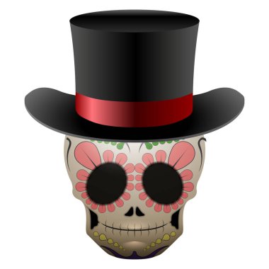 Geleneksel Meksika kafatası