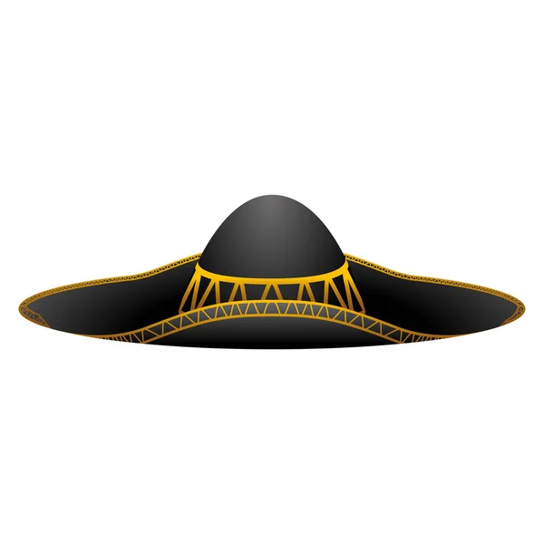 Mexikói mariachi kalap — Stock Vector