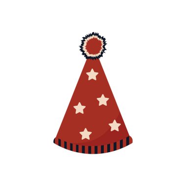 İzole parti şapkası.