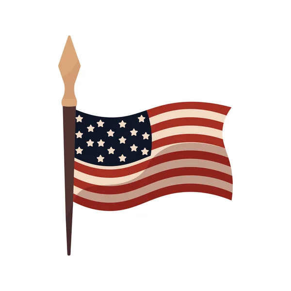 Σημαία Ηνωμένων Πολιτειών — Διανυσματικό Αρχείο